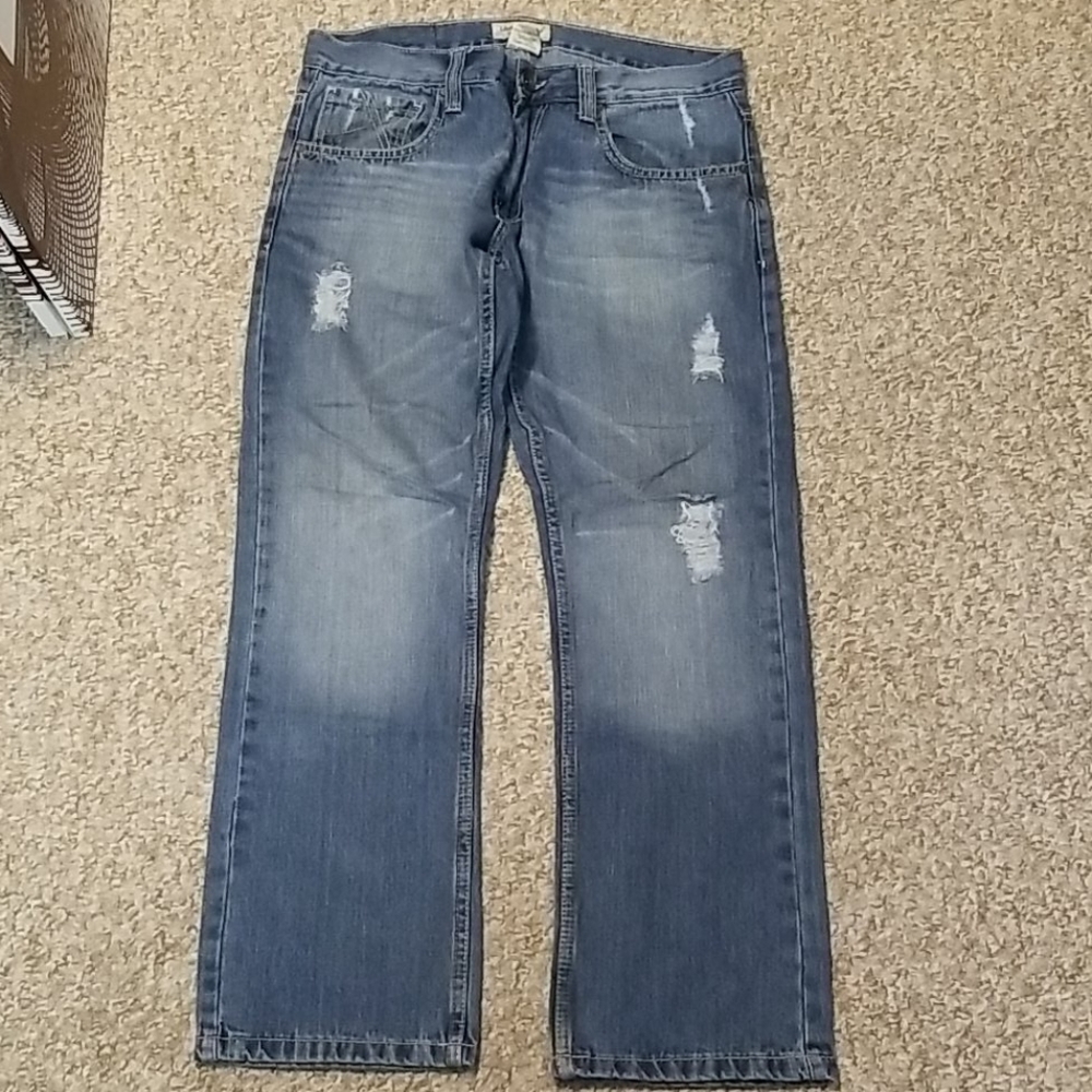 Washed blue jeans size 33/30
